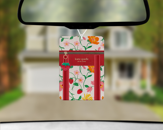 Katie Spade Inspired Car Air Freshener (014) Square