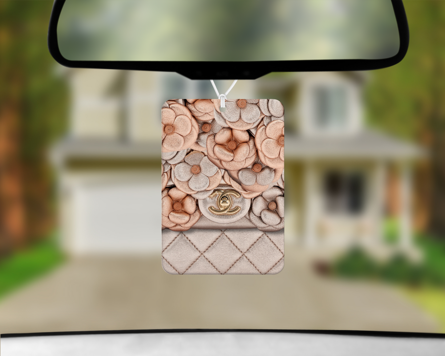 Chanel Inspired Car Air Freshener (002) Square