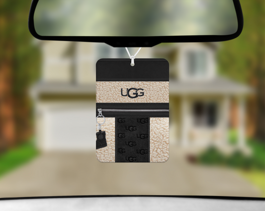 Ugg Inspired Car Air Freshener (003) Square