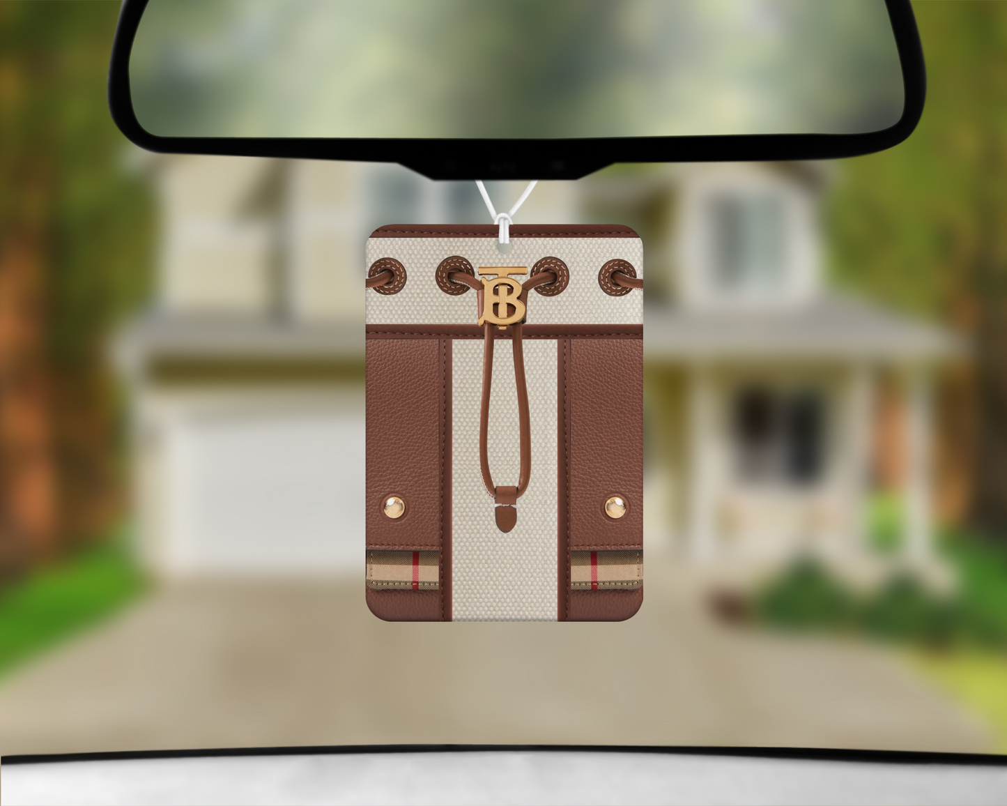 Burberry Car Air Freshener (003) (Square)