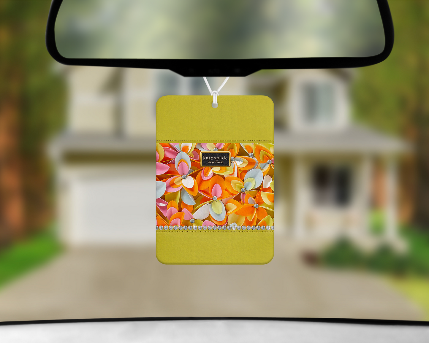 Katie Spade Inspired Car Air Freshener (010) Square