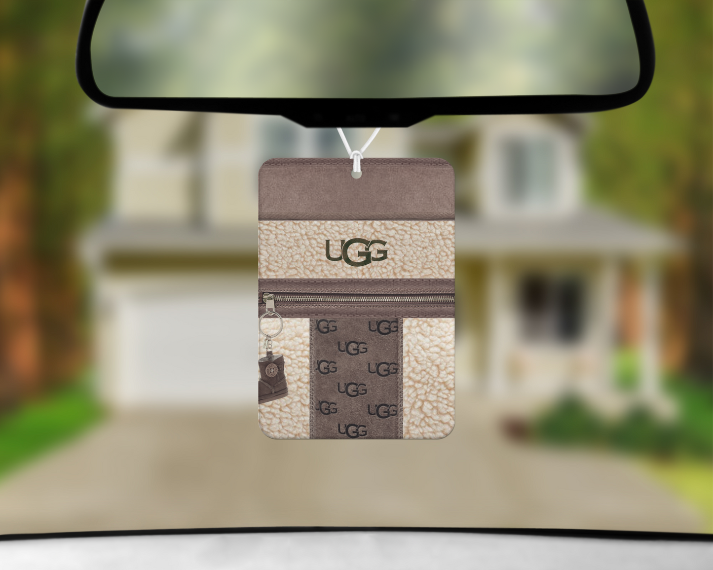 Ugg Inspired Car Air Freshener (002) Square