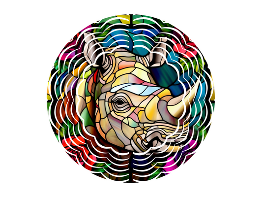 Rhino Wind Spinner