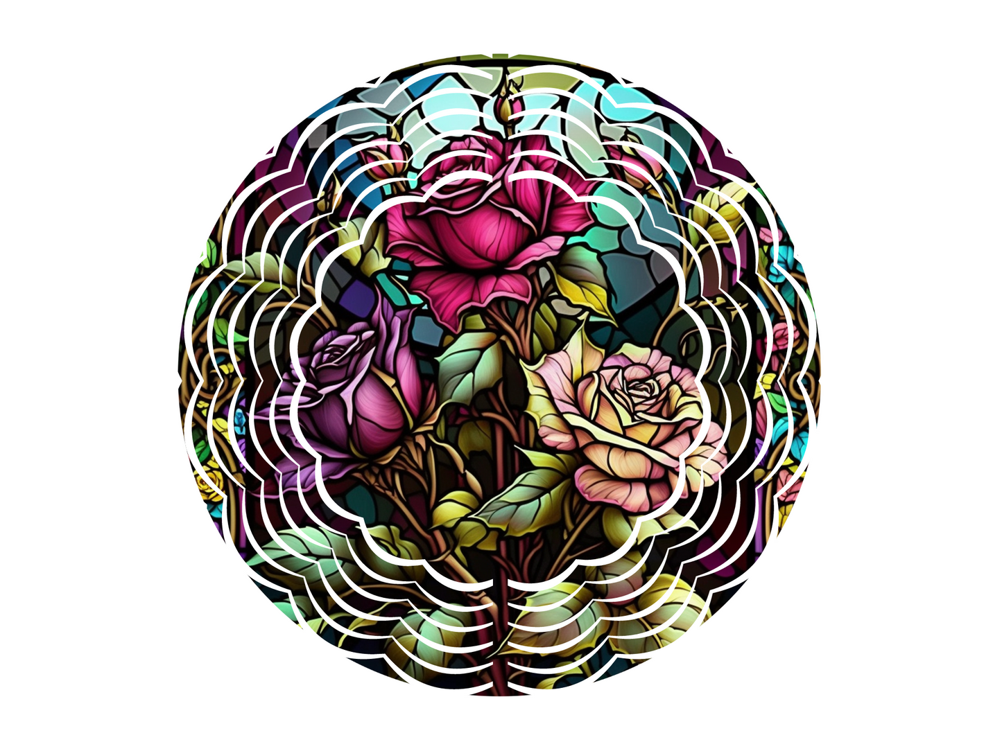 Roses Wind Spinner