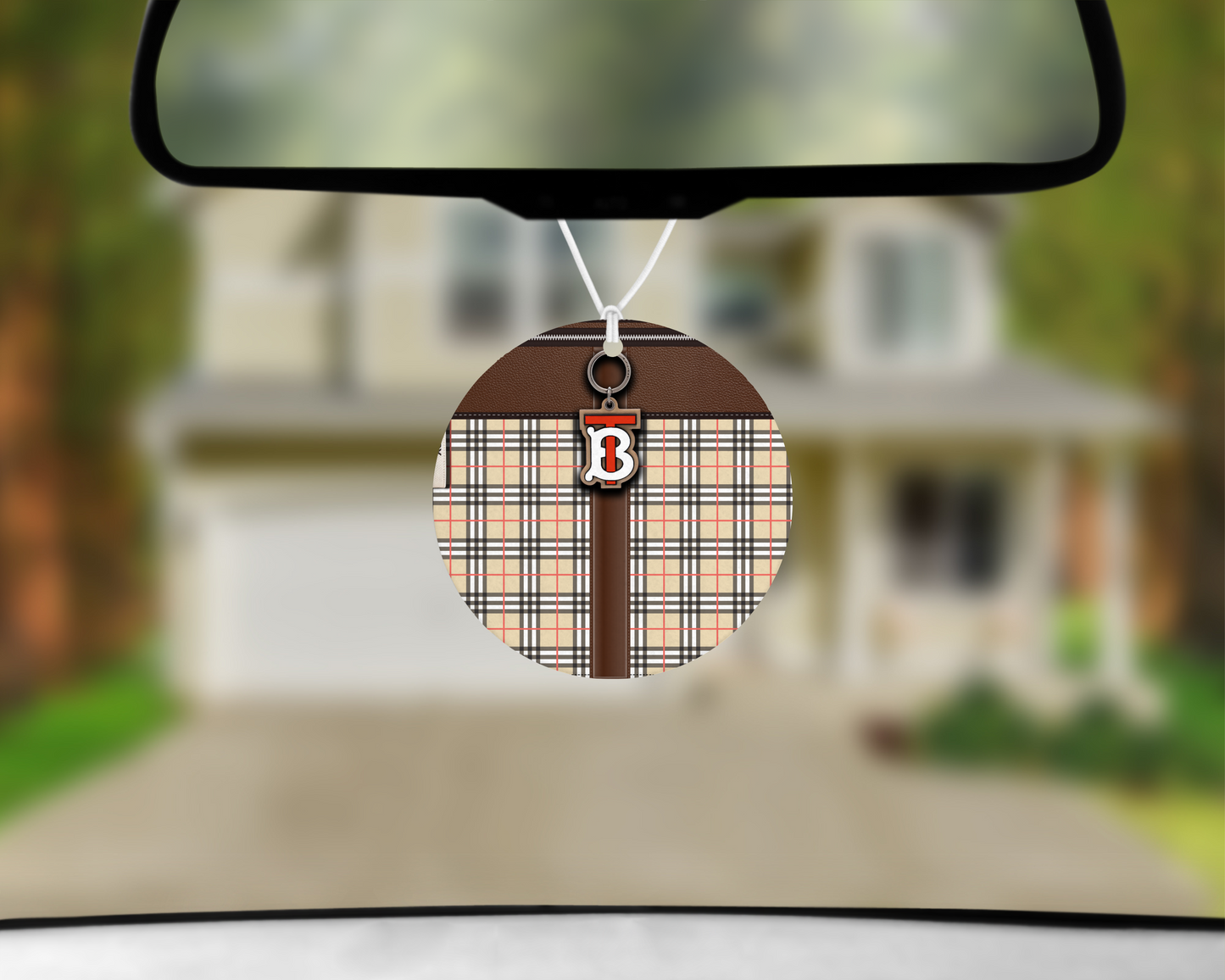 Burberry Car Air Freshener (002) (Round)