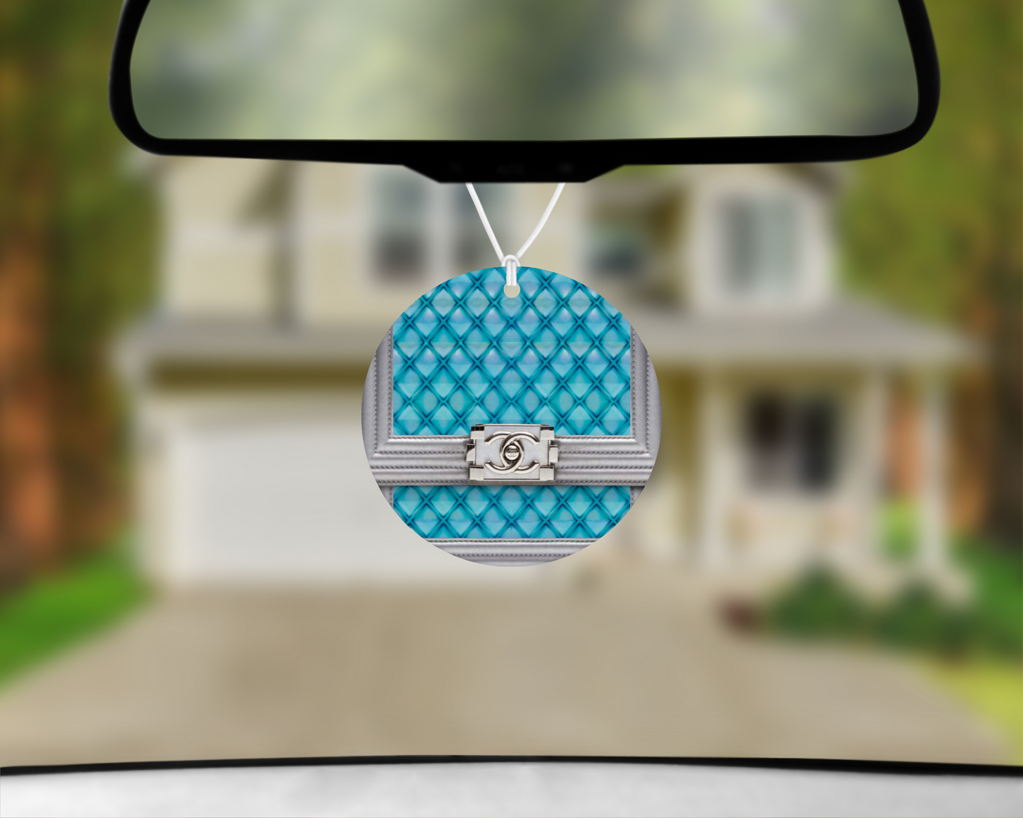 Chanel Inspired Car Air Freshener (006) Round