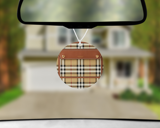 Burberry Car Air Freshener (009) (Round)