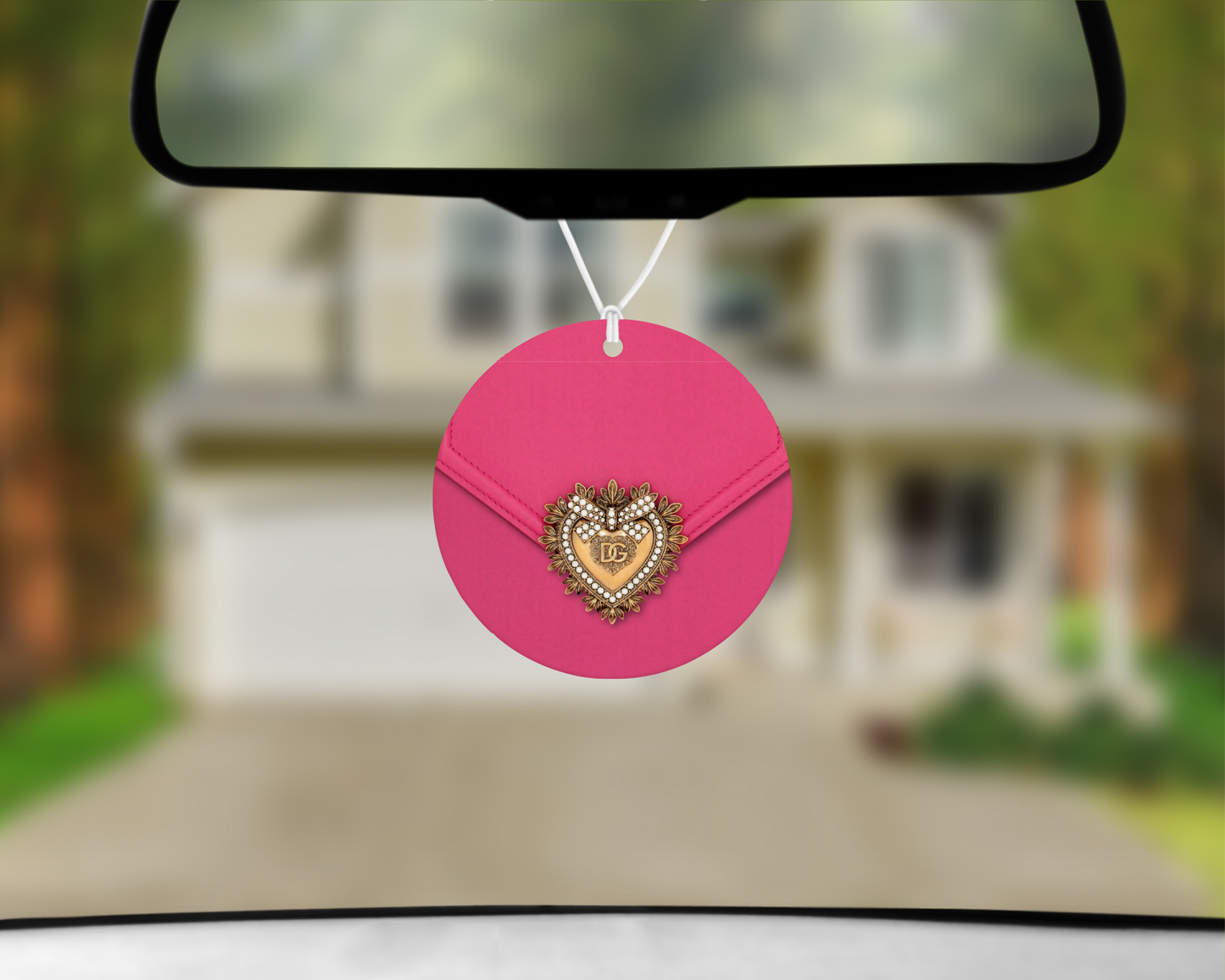 Dolce & Gabbana Inspired Car Air Freshener (001) Round