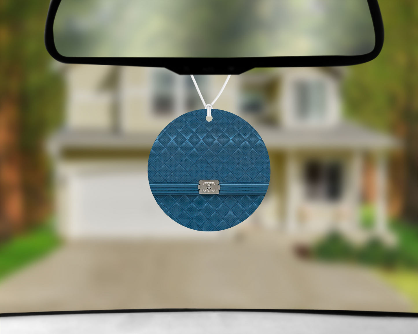 Chanel Inspired Car Air Freshener (004) Round