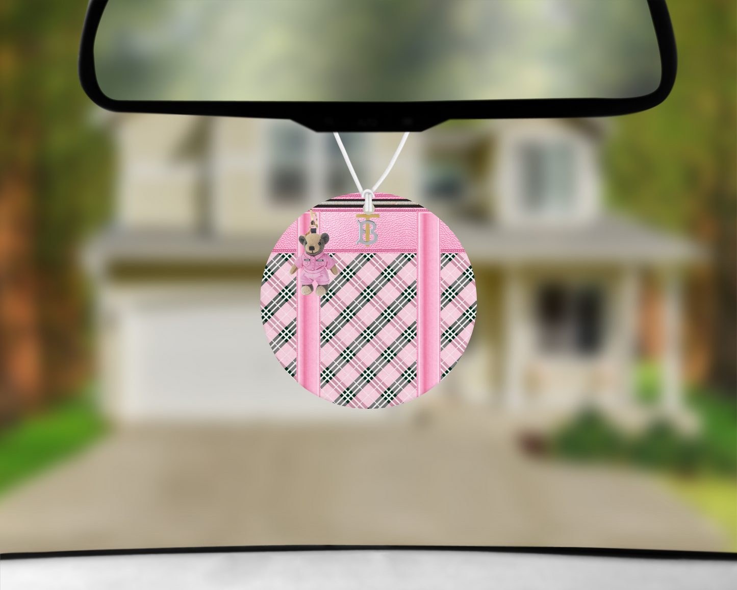 Burberry Car Air Freshener (006) (Round)