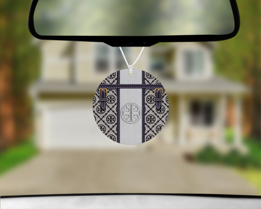 Tory Burch Inspired Car Air Freshener (004) Round