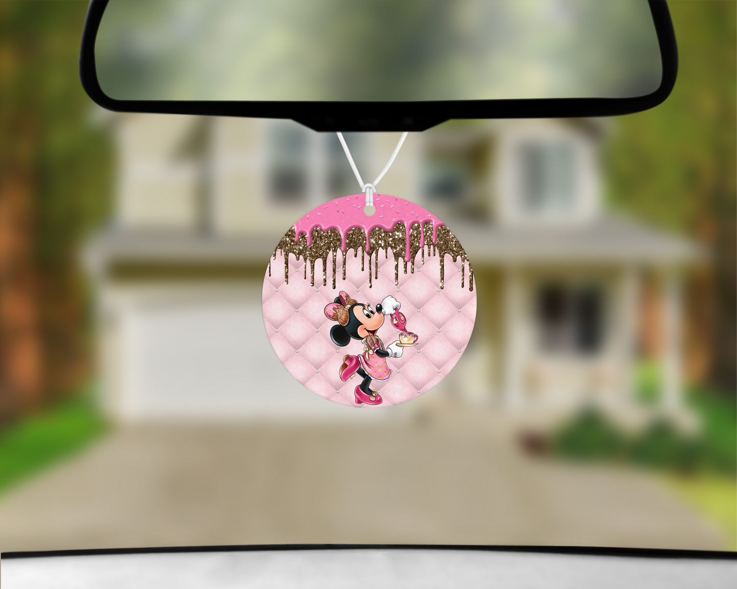 Disney Inspired Car Air Freshener (015) Round