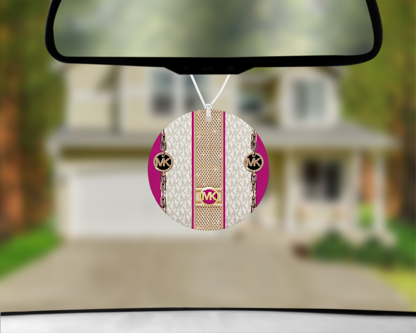 Michael Kors Inspired Car Air Freshener (007) Round