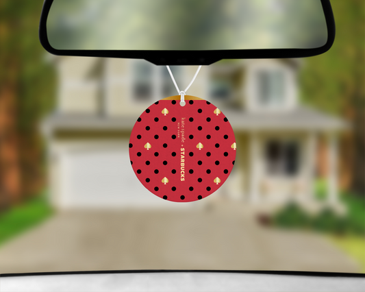 Katie Spade Inspired Car Air Freshener (002) Round