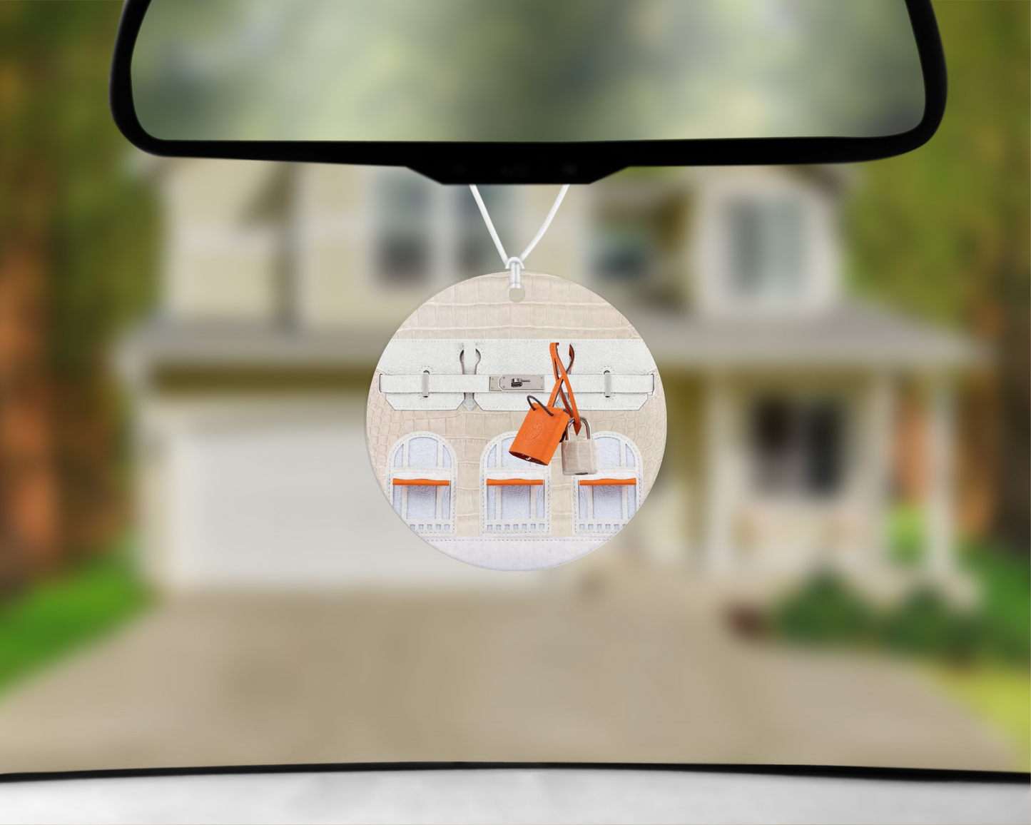 Handbag Inspired Car Air Freshener (005) Round