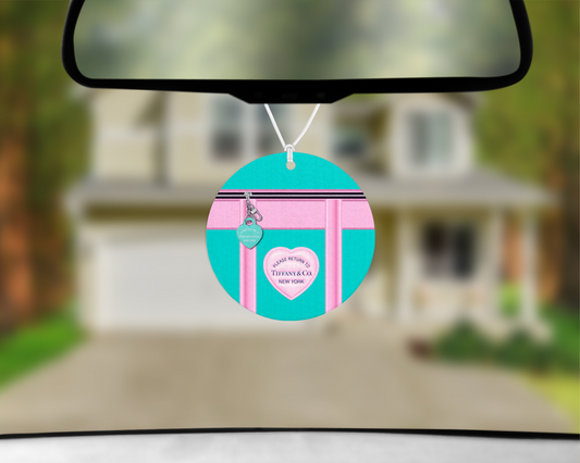 Tiffany Inspired Car Air Freshener (004) Round