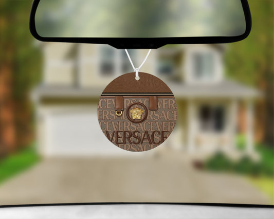 Versace Inspired Car Air Freshener (001) Round