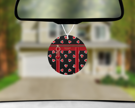 Katie Spade Inspired Car Air Freshener (016) Round