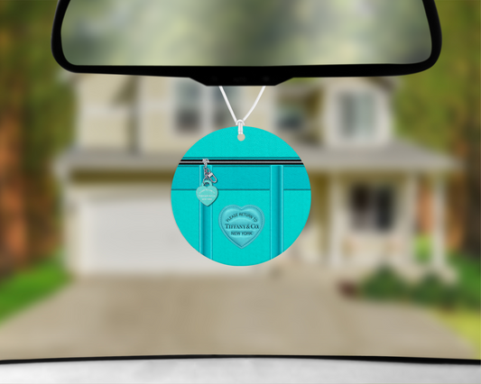 Tiffany Inspired Car Air Freshener (001) Round