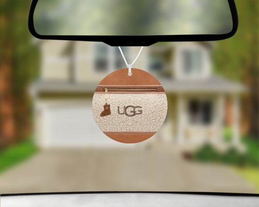 Ugg Inspired Car Air Freshener (007) Round