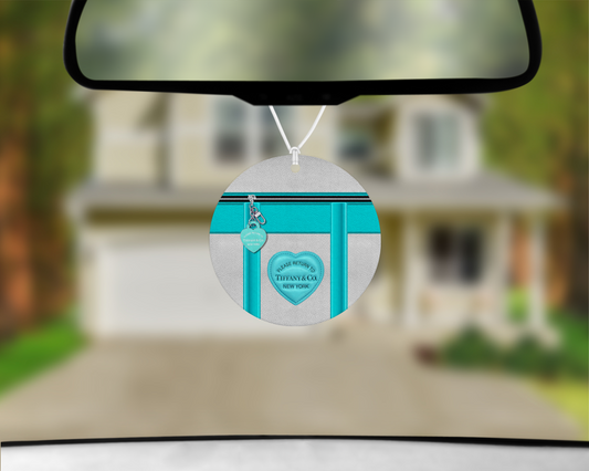 Tiffany Inspired Car Air Freshener (002) Round