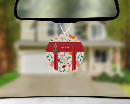 Katie Spade Inspired Car Air Freshener (014) Round