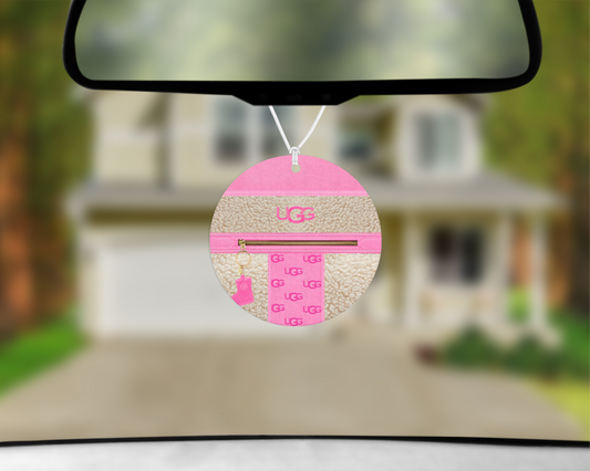 Ugg Inspired Car Air Freshener (005) Round