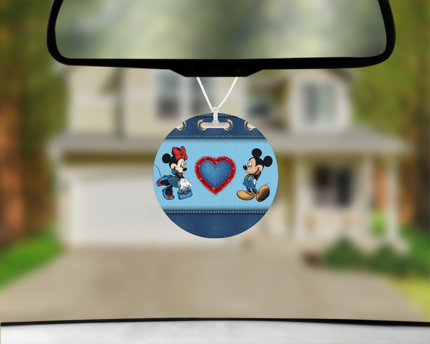 Disney Inspired Car Air Freshener (020) Round