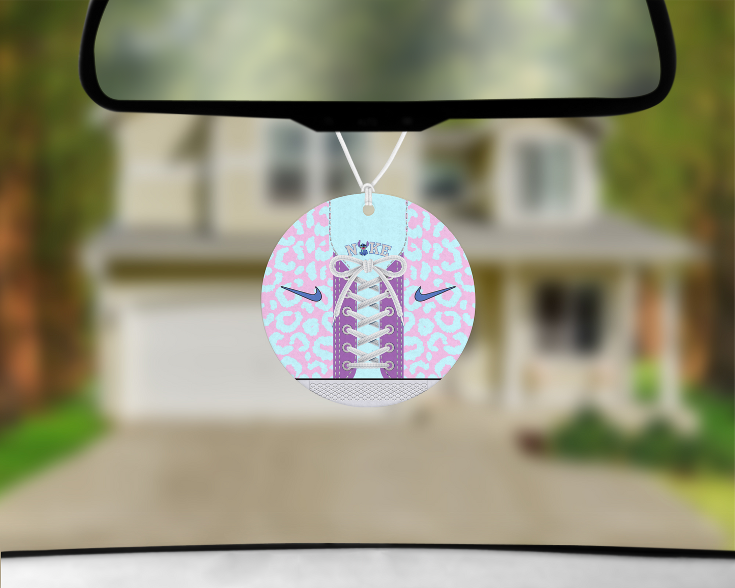 Nike Inspired Car Air Freshener (002) Round