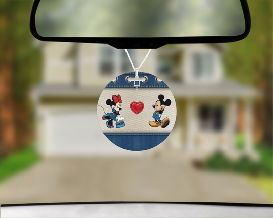 Disney Inspired Car Air Freshener (021) Round