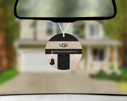 Ugg Inspired Car Air Freshener (003) Round