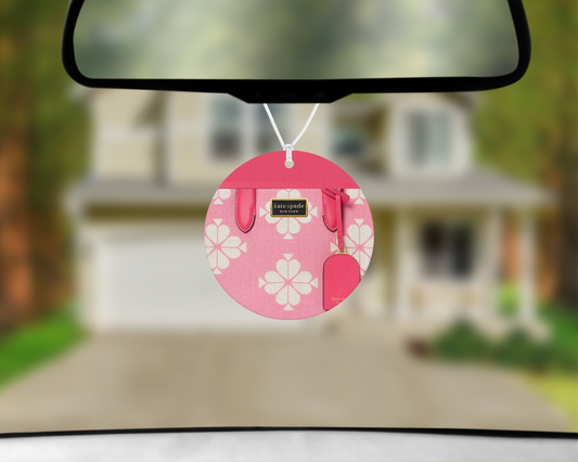 Katie Spade Inspired Car Air Freshener (011) Round