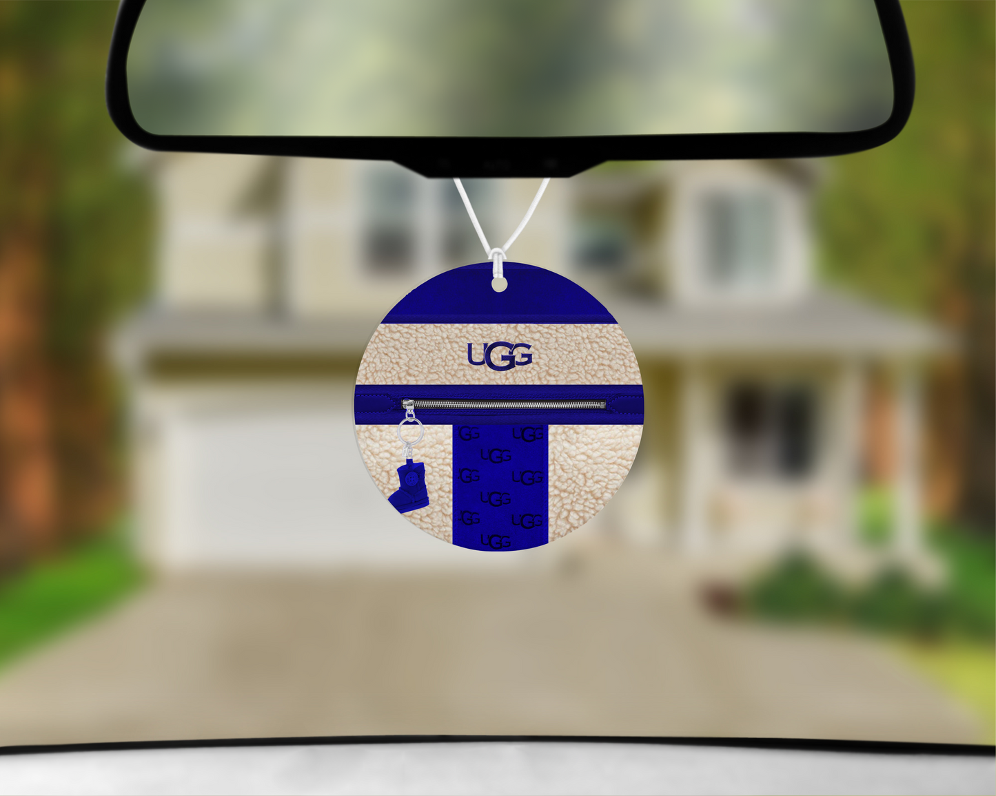 Ugg Inspired Car Air Freshener (004) Round