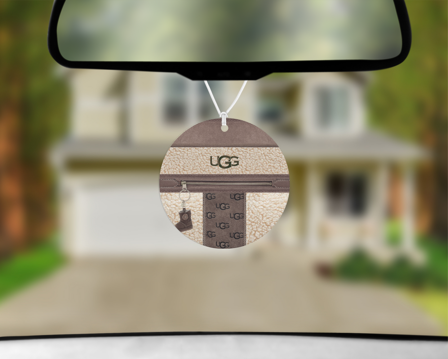 Ugg Inspired Car Air Freshener (002) Round