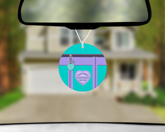 Tiffany Inspired Car Air Freshener (003) Round