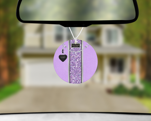 Katie Spade Inspired Car Air Freshener (006) Round