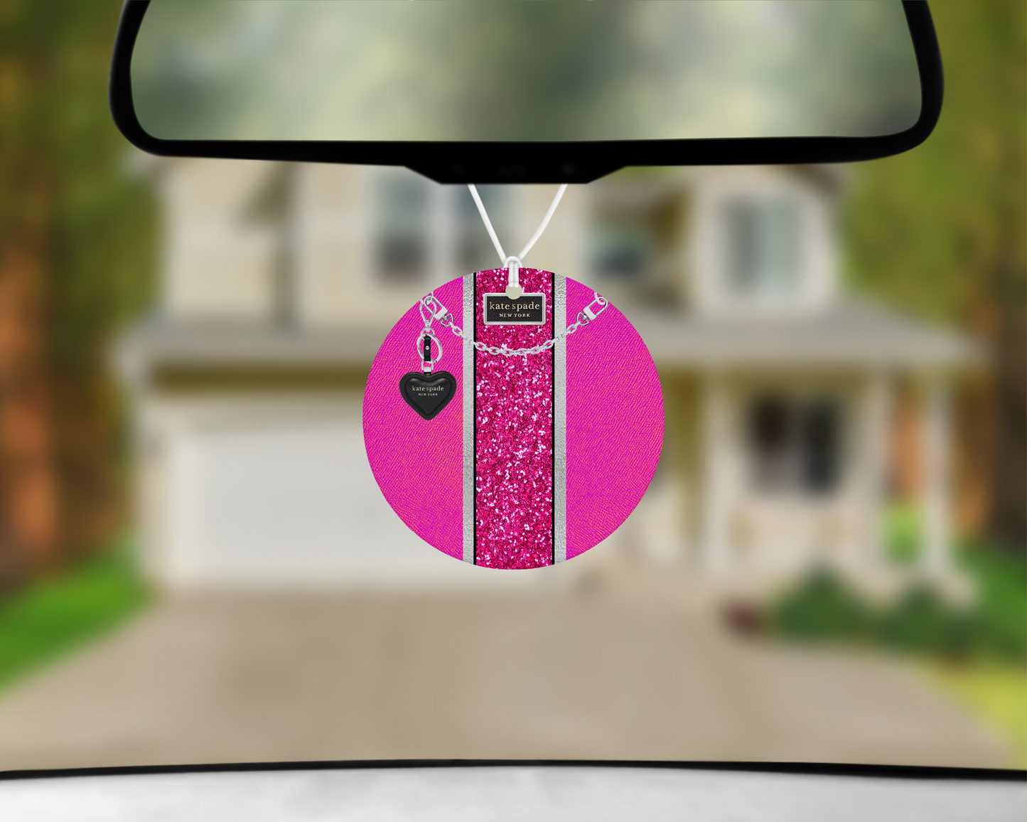 Katie Spade Inspired Car Air Freshener (005) Round