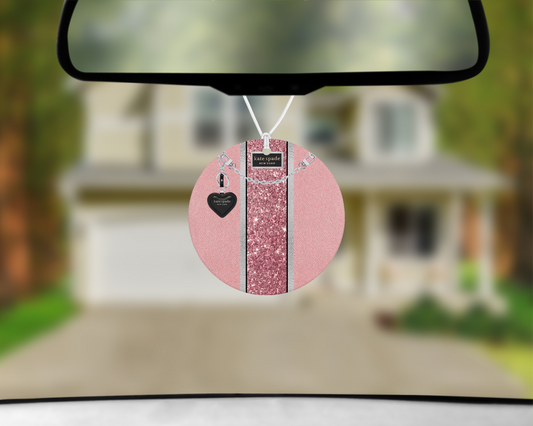 Katie Spade Inspired Car Air Freshener (004) Round