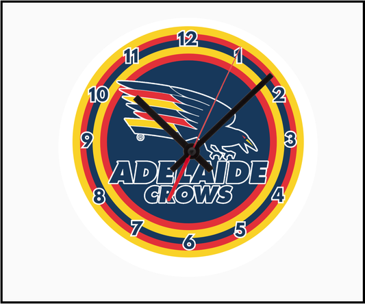 Adelaide Crows Clock (Round 001)