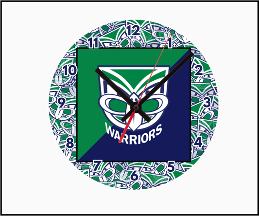 New Zealand Warriors Clock (Round 004)
