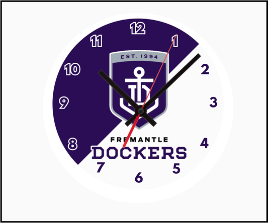 Freemantle Dockers Clock (Round 001)