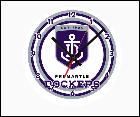 Freemantle Dockers Clock (Round 002)