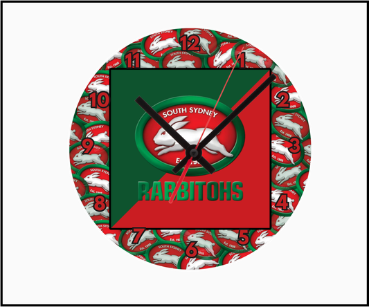 South Sydney Rabbitohs Clock (Round 004)