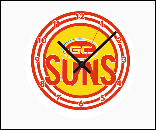 Gold Coast Suns Clock (Round 002)