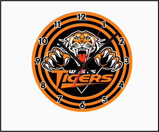 Wests Tigers Clock (Round 002)