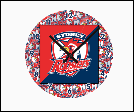 Sydney Roosters Clock (Round 004)