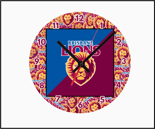 Brisbane Lions Clock (Round 003)