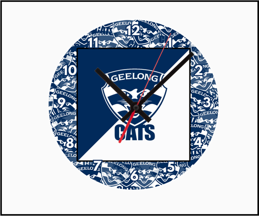 Geelong Cats Clock (Round 003)