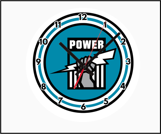 Port Adelaide Clock (Round 002)