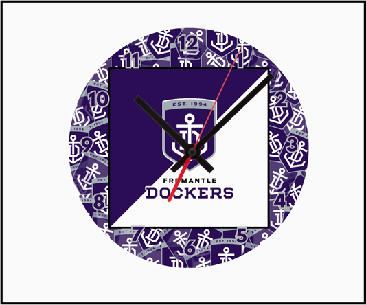 Freemantle Dockers Clock (Round 003)